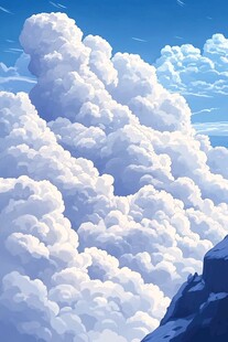 梦幻云海 蓝天之下的美景