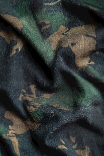 迷彩布料纹理特写