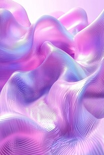 梦幻渐变流体波纹图案