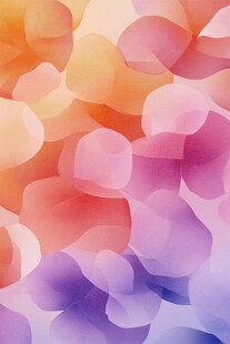 梦幻多彩渐变抽象背景图