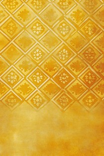 金色菱形花纹背景图案