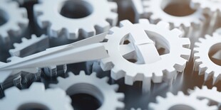 机械齿轮的精密组合