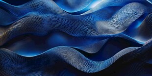 蓝色动感波纹抽象纹理