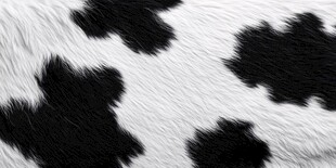 奶牛花纹皮毛纹理特写