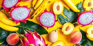 缤纷水果组合 色彩盛宴