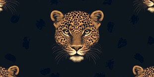 豹头图案 野性与时尚融合