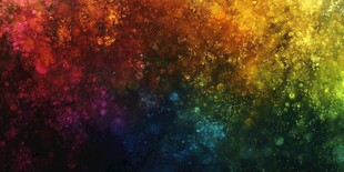 多彩梦幻粒子背景图