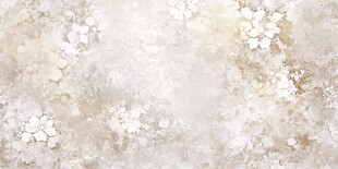 米白色梦幻花朵背景图