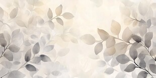 淡彩叶影背景图
