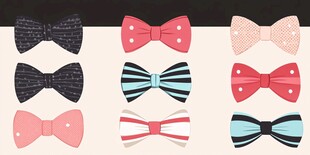 多彩蝴蝶结配饰集合