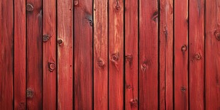 红色木板墙纹理特写