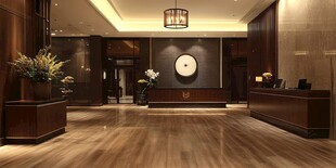 豪华大气的酒店大堂空间