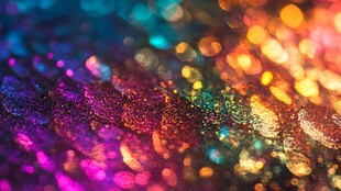 梦幻多彩闪光背景图