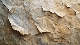 褶皱旧纸张纹理特写