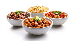 美味面食豆类组合