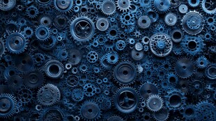 机械齿轮背景图