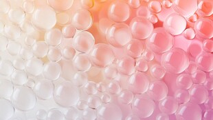 梦幻渐变气泡背景图