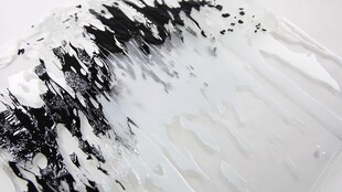 黑白水墨风格涂料纹理