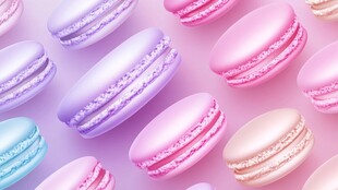 缤纷马卡龙 甜蜜视觉盛宴