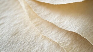 轻薄柔韧的手工纸张纹理