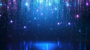 梦幻星空粒子背景特效