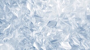 皱巴巴的透明塑料质感纹理