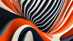 炫彩条纹抽象艺术背景