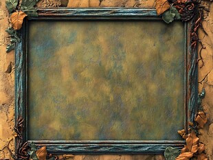 复古装饰画框背景图
