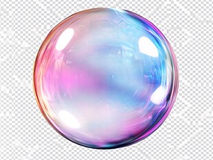 梦幻炫彩透明泡泡