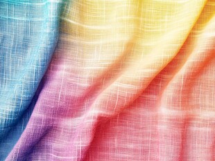 多彩渐变纹理布料背景图