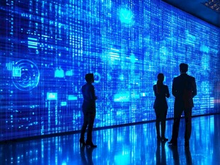 三人观科技大屏场景