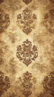 复古欧式花纹壁纸图案