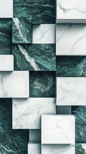 立体大理石瓷砖图案设计