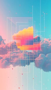 梦幻云端的科技光影世界
