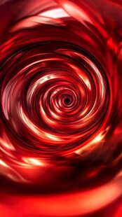 红色炫光螺旋纹理背景