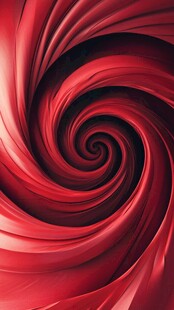 红色漩涡纹理抽象背景图