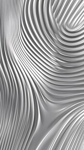银白波纹抽象纹理背景图