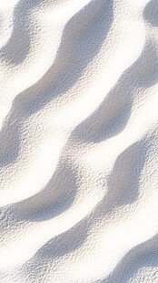 细腻波纹的白色沙面