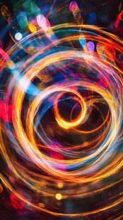 绚丽光绘漩涡