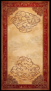 中式古典云纹装饰画