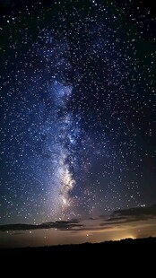 璀璨星空下的梦幻银河