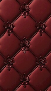 酒红色雕花皮革纹理图案
