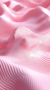 粉色波纹质感布料纹理