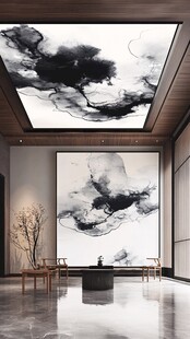 水墨风客厅 尽显中式雅致