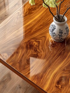 木质桌面花瓶装饰小景