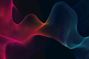 炫彩流动光影背景图案