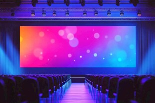 绚丽舞台影院场景