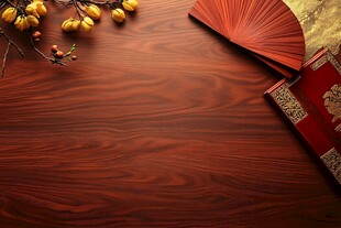 中式雅致摆件 红木桌面风情