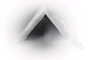 抽象三角半调图案背景