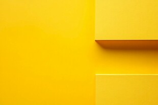 黄色立体几何背景图
